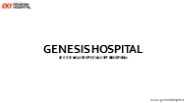 GENESIS HOSPITAL BEST MULTISPECIALITY HOSPITAL