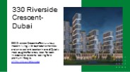 330 Riverside Crescent Dubai's Premier Off-Plan Property
