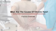 What Are The Causes Of Chronic Pain