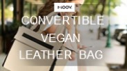 Stylish & Functional Convertible Vegan Leather Bag