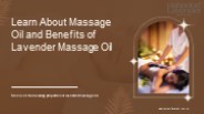 Massage Oil Adelaide