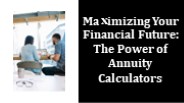 Annuity Calculator