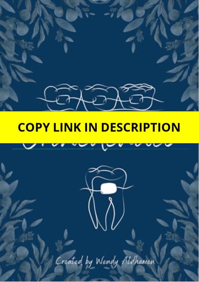 PDF Orthodontics Fillable Notebook Paperback â€“ May 10, 2024 Kindle