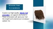 Blonde Hair Extensions