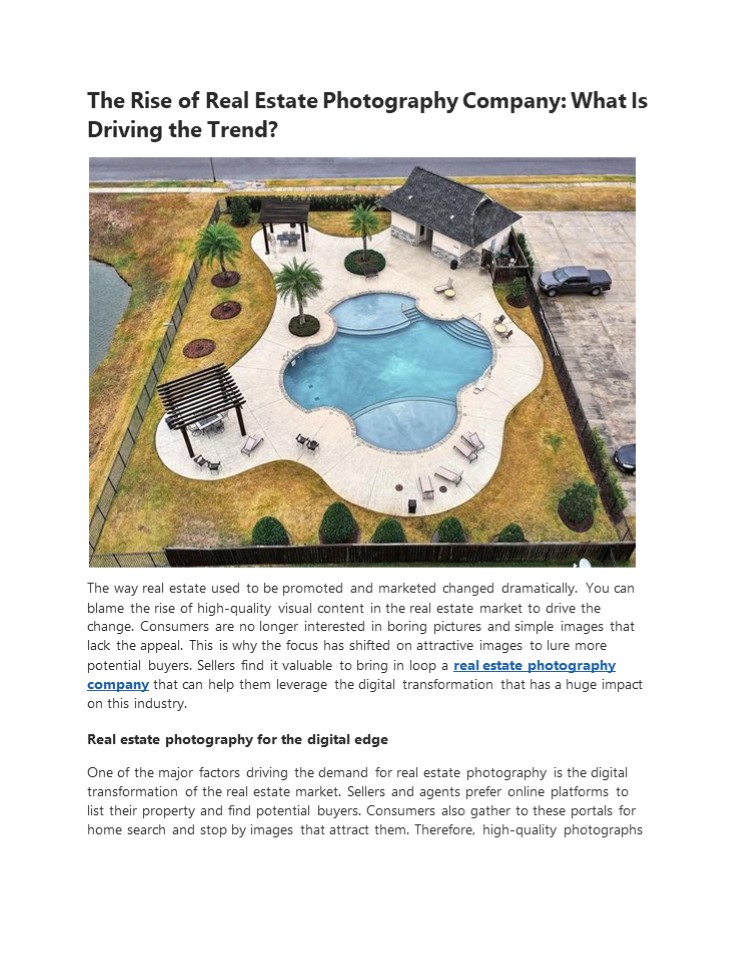 SJRG Cam: Premier Real Estate Photography Company for Stunning Property Presentation