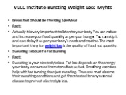 VLCC Institute Bursting Weight Loss Myhts