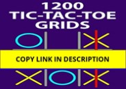❤[PDF]⚡ 1200 Tic-Tac-Toe Grids
