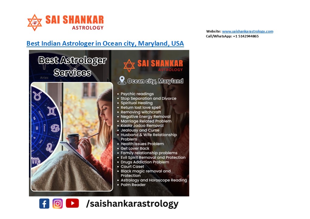 Best Astrologer in Ocean city Maryland United States