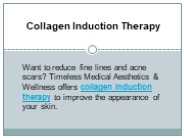 Collagen Induction Therapy