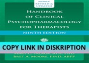[PDF] DOWNLOAD Handbook of Clinical Psychopharmacology for T