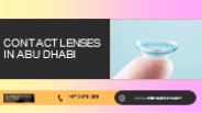 Contact Lenses in Abu Dhabi