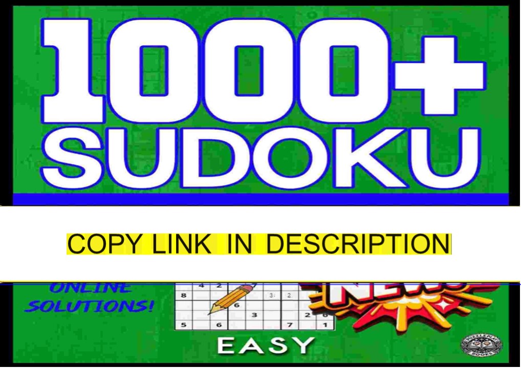 ⚡PDF/READ❤ 1000+ SUDOKU Puzzles For Adults: Sudoku Puzzles EASY + Solutions