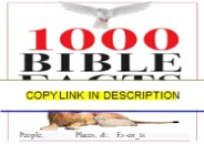 ❤[PDF]⚡ 1000 Bible Facts: People, Places, & Events