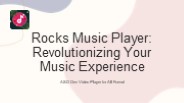 Rocks Music Player: Revolutionizing Your Music Experience
