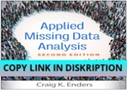 Download [PDF] Applied Missing Data Analysis (Methodology in the Socia