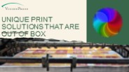 Creative Print & Mailing Solutions for Business Success