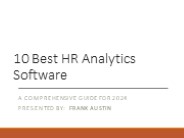 10 Best HR Analytics Software 2024