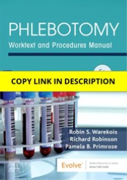 PDF Phlebotomy: Worktext and Procedures Manual     5th Edition Ipad
