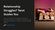 Relationship Struggles? Tarot Guides You