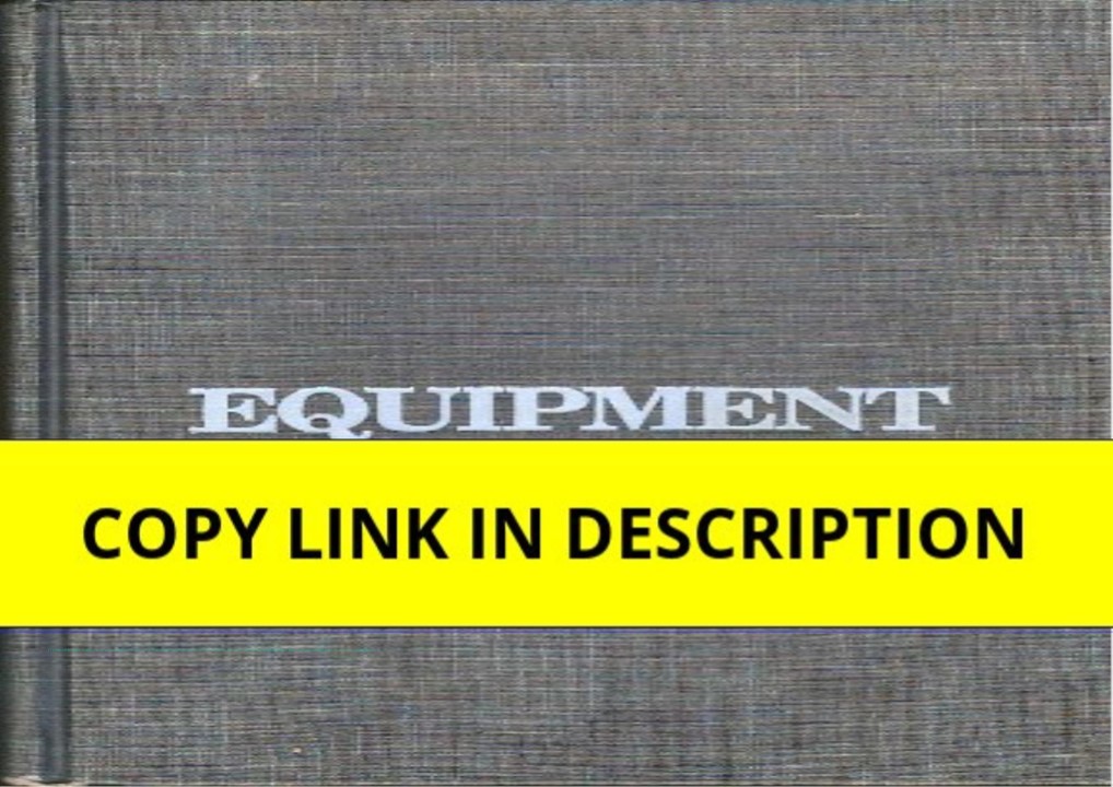 Pdf⚡️(read✔️online) Equipment for Bakers