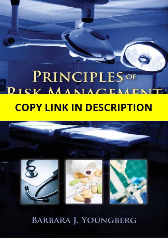 [PDF] Principles of Risk Management and Patient Safety Free