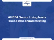 AHEPA Senior Living hosts successful annual meeting