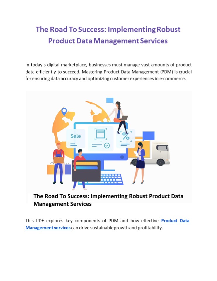 The Road To Success: Implementing Robust Product Data Management Services