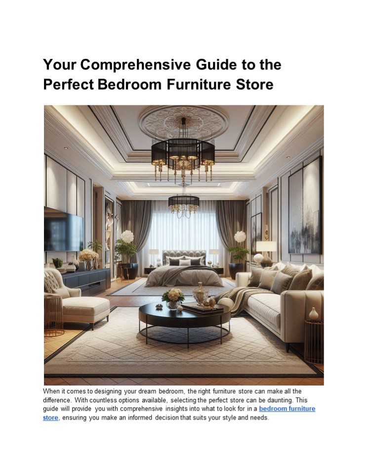 Your Comprehensive Guide to the Perfect Bedroom Furniture Store ...