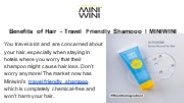 Natural Ingredients - Travel Friendly Shampoo | MINIWINI