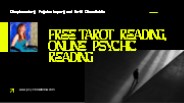 Free tarot reading, online psychic reading