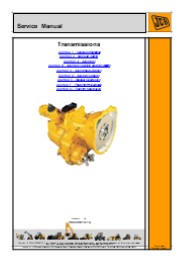 JCB TRANSMISSION Service Repair Manual Instant Download
