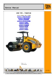 JCB VM115 TIER Ⅲ VIBROMAX Service Repair Manual Instant Download