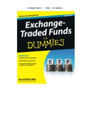 [PDF]DOWNLOAD Exchange-Traded Funds For Dummies
