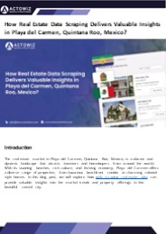 Real Estate Data Scraping - Quintana Roo, Mexico