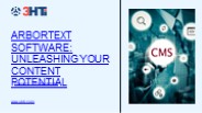 Unlock Your Content Potential with Arbortext Software