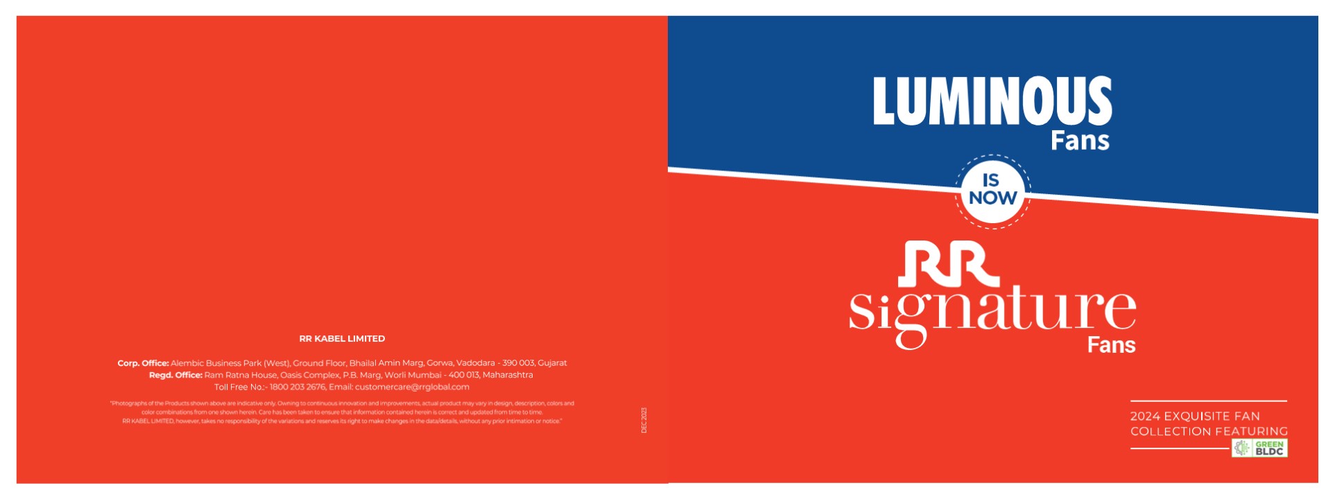 Top Premium Domestic Signature Fans By RR Kabel