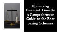 Best Saving Scheme