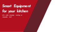 Smart Equipment for your kitchen (1)