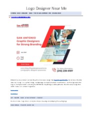 Logo Designer Near Me -San Antonio TX