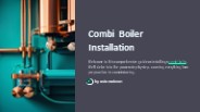 Combi Boiler Installation
