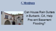 House Rain Gutters Service