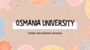 Osmania University Hyderabad