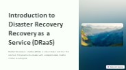 Benefits of DRaaS  Disaster Management Strategy