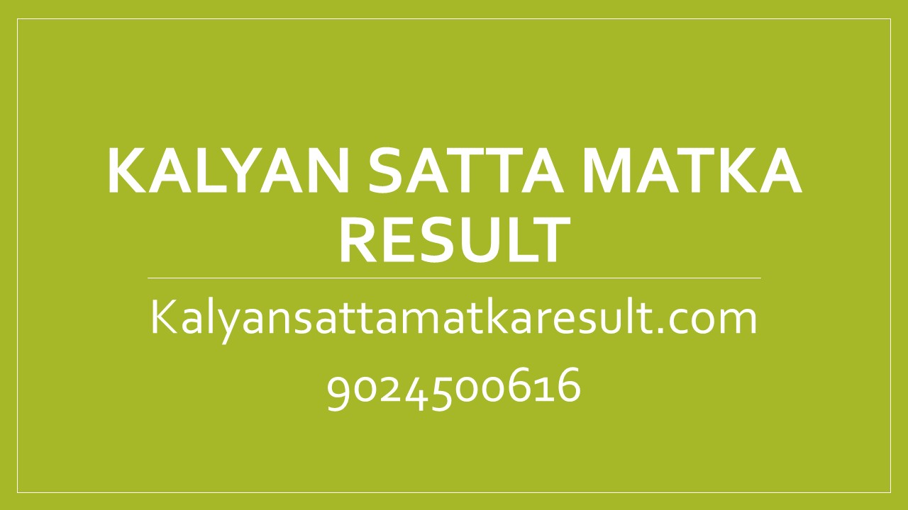 Kalyan Satta Matka Result