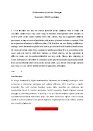 NMIMS Assignment (Information System for Managers)