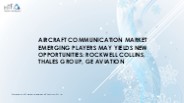 Aircraft Communication Market