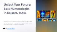 Unlock Your Future Best Numerologist in Kolkata India