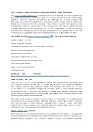 Top 10 Cheese Powder Companies