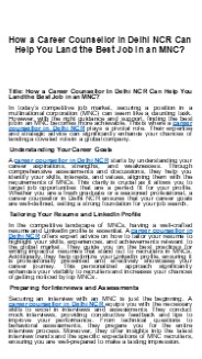 How To Apply For Counselling After 12th