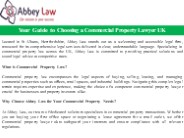 Your Guide to Choosing a Commercial Property Lawyer UK